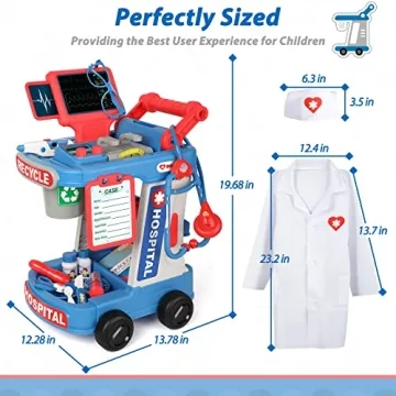 Liberry Doctor Kit: Fun Playset for Kids Age 3-5