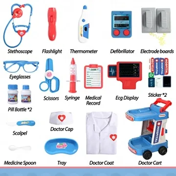 Liberry Doctor Kit: Fun Playset for Kids Age 3-5