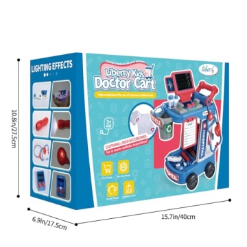 Liberry Doctor Kit: Fun Playset for Kids Age 3-5