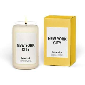 Homesick NYC Premium Candle - Relaxing Aromatherapy