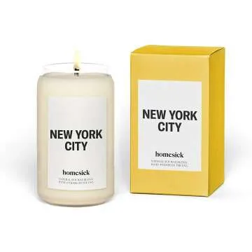 Homesick NYC Premium Candle - Relaxing Aromatherapy