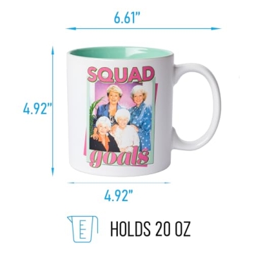 Golden Girls 20oz Ceramic Mug – Squad Goals Edition