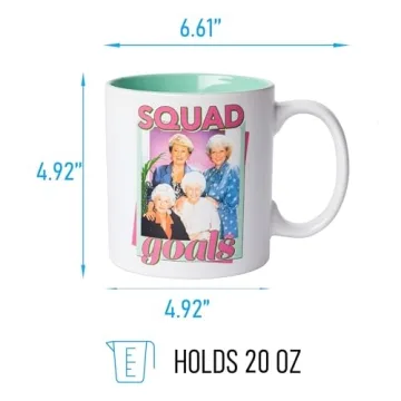 Golden Girls 20oz Ceramic Mug – Squad Goals Edition