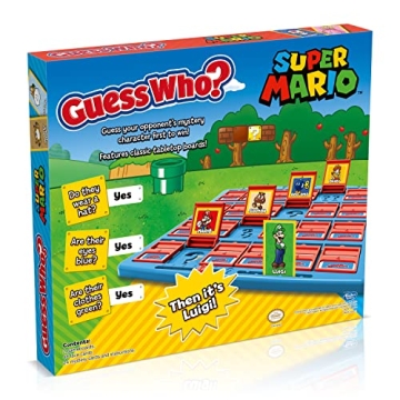 Super Mario Guess Who? Board Game for 2 Players