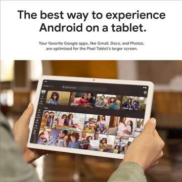 Google Pixel Tablet with 11-Inch Screen and 8GB RAM