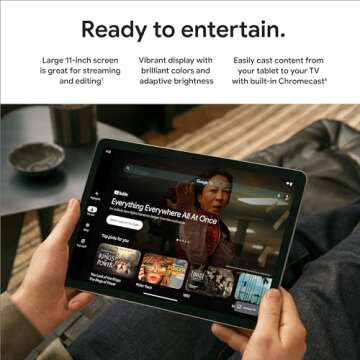 Google Pixel Tablet with 11-Inch Screen and 8GB RAM
