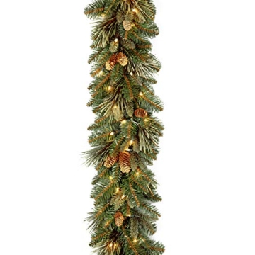 Buy National Tree Company Pre-Lit Christmas Garland 9ft