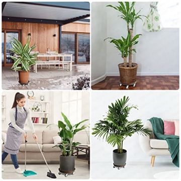 Kaoolaa Heavy Duty Plant Caddy with Wheels for Easy Mobility