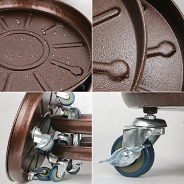 Kaoolaa Heavy Duty Plant Caddy with Wheels for Easy Mobility