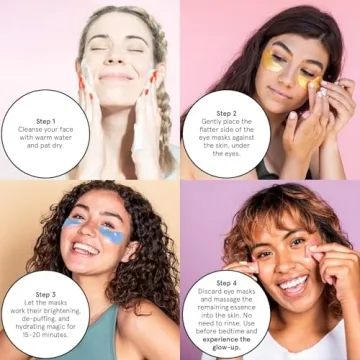 Under Eye Masks - Vegan Skin Care Set - 12 Pairs