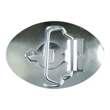 SLC Springfield Leather Company Oval Belt Buckle Blank for Personalized Projects