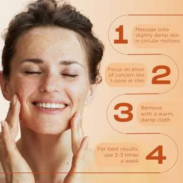 InstaNatural Brightening Vitamin C Face Scrub, Gently Exfoliates and Refines for Smooth Skin, Minimizes Lines + Wrinkles, with Green Tea and Aloe Vera, 2 Fl Oz