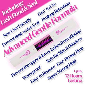 DIY Lash Extension Kit at Home, 144pcs Eyelash Extension Kit with Lash Bond and Seal Lash Tweezers Lash Clusters Wispy Individual Lashes Kit Eyelashes Kit Lash Clusters D Curl Iris 10-15mm