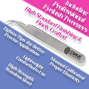 DIY Lash Extension Kit at Home, 144pcs Eyelash Extension Kit with Lash Bond and Seal Lash Tweezers Lash Clusters Wispy Individual Lashes Kit Eyelashes Kit Lash Clusters D Curl Iris 10-15mm