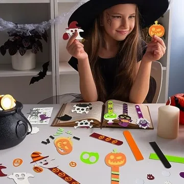 Halloween DIY Bookmark Crafts for Kids Classroom Party Fun