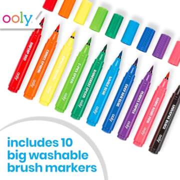 OOLY Big Brush Chunky Markers for Toddlers