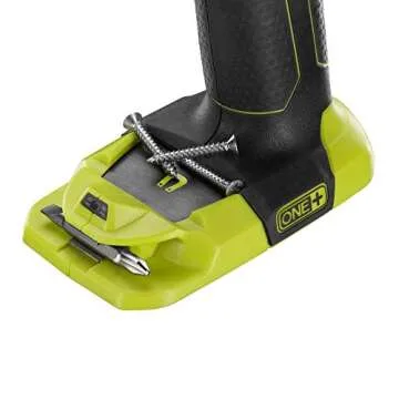 Ryobi P1811 One+ Compact Drill/Driver Kit (5 Piece Bundle: 1x P208 Drill/Driver Power Tool, 2x P102 18 Volt Battery, 1x P118 18 Volt Battery Charger, 1x Lime Green Ryobi Tool Bag)
