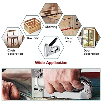 NEU MASTER Heavy Duty 3 in 1 Staple Gun for Projects
