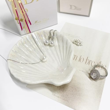 GO2HEJING Shell Jewelry Dish - Elegant Trinket Holder