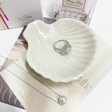 GO2HEJING Shell Jewelry Dish - Elegant Trinket Holder