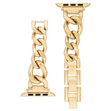 Anne Klein Gold Apple Watch Replacement Band Adjustable Style