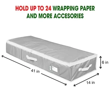 Primode Wrapping Paper Storage Case for Gift Organization