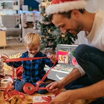 Primode Wrapping Paper Storage Case for Gift Organization