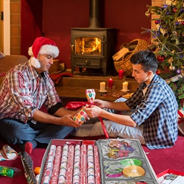 Primode Wrapping Paper Storage Case for Gift Organization