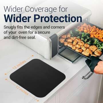Air Fryer Oven Liners (4 Pack) Reusable Non-Stick Heat Resistant Toaster Oven Liner, Compatible with...