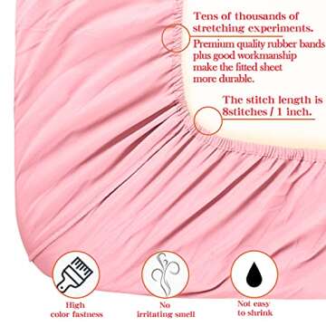 NTBAY Toddler Bedding Set - Cozy 4 Piece Crib Set for Kids