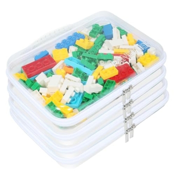 Versatile 4Pack Zippered Hard Pouches for Organizing