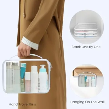 Versatile 4Pack Zippered Hard Pouches for Organizing