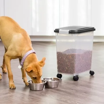 Airtight Dog Food Storage Container with Wheels
