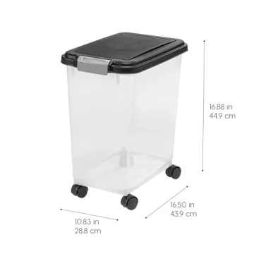 Airtight Dog Food Storage Container with Wheels
