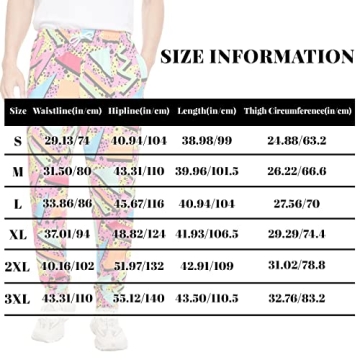 Retro 80s 90s Jogger Pants for Men Women Comfortable Stylish