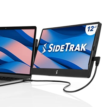SideTrak Swivel 12.5" Portable Monitor for Laptop, Patented Swivel Hinge, Laptop Screen Extender | F...