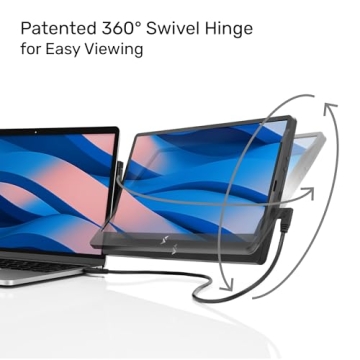 SideTrak Swivel 12.5" Portable Monitor for Laptop