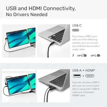 SideTrak Swivel 12.5" Portable Monitor for Laptop