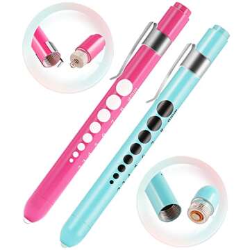 MEUUT Medical Scissors & Penlights Set for Healthcare Pros