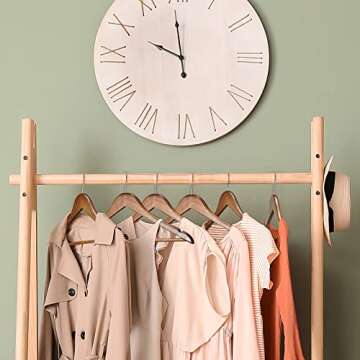 Heavy Duty Bamboo Wooden Hangers for Every Closet Needs