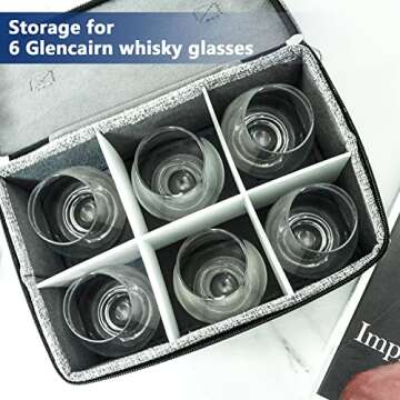 HURZMORO Storage Box for Glencairn Whisky Glasses