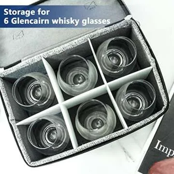 HURZMORO Storage Box for Glencairn Whisky Glasses