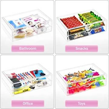 Sorbus Large Acrylic Organizer for Makeup & Beauty Supplies