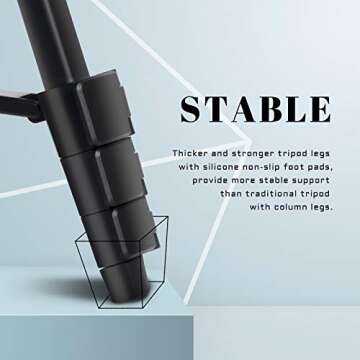 Apeocose 55" Tripod for iPhone - Perfect Holiday Gift