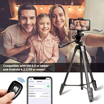 Apeocose 55" Tripod for iPhone - Perfect Holiday Gift