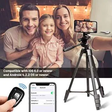 Apeocose 55" Tripod for iPhone - Perfect Holiday Gift