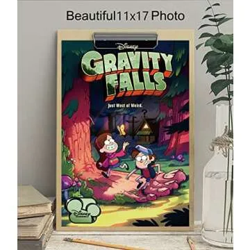 XIHOO Gravity Falls Wall Art Poster 11x17 - Home Decor