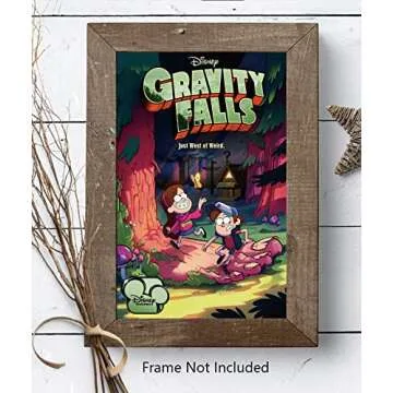 XIHOO Gravity Falls Wall Art Poster 11x17 - Home Decor