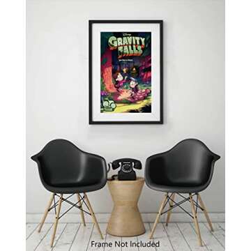 XIHOO Christ-EZ Anime Cartoons Gravity Falls Wall Art Print Poster Home Decor Premium - Matte poster Frameless Gift 11 x 17 inch(28cm x 43cm)