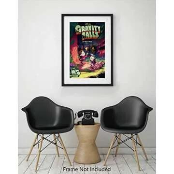 XIHOO Gravity Falls Wall Art Poster 11x17 - Home Decor